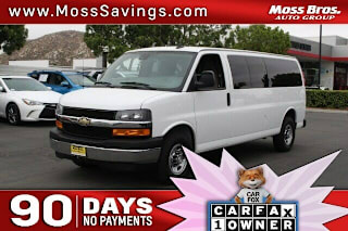 2019 Chevrolet Express Passenger LT 3500 1GAZGPFG3K1195503 2019 Chevrolet Express Passenger LT 3500