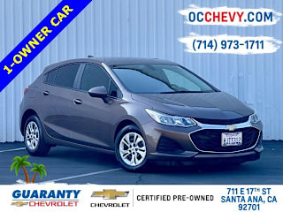 2019 Chevrolet Cruze 3G1BC6SM9KS569100 2019 Chevrolet Cruze