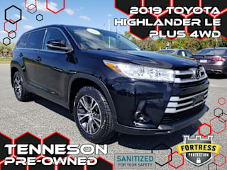 2019 Toyota Highlander LE Plus 5TDBZRFH5KS945221 2019 Toyota Highlander LE Plus