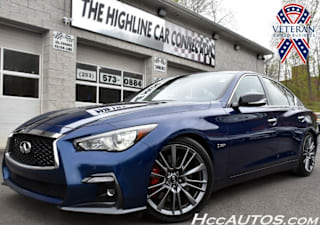 2018 Infiniti Q50 Red Sport 400 JN1FV7AR0JM480345 2018 Infiniti Q50 Red Sport 400
