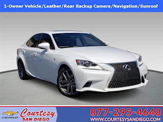 2014 Lexus IS 350 Base JTHBE1D27E5001473 2014 Lexus IS 350 Base