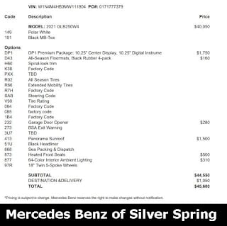 2021 Mercedes-Benz GLB GLB 250 4MATIC W1N4M4HB3MW111804 2021 Mercedes-Benz GLB GLB 250 4MATIC