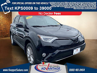 2018 Toyota RAV4 Limited 2T3DFREV1JW790009 2018 Toyota RAV4 Limited