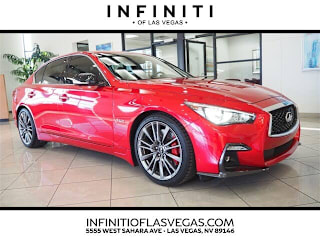 2018 Infiniti Q50 Red Sport 400 JN1FV7AP9JM461016 2018 Infiniti Q50 Red Sport 400