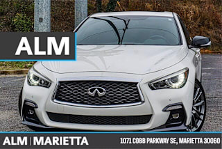2018 Infiniti Q50 Red Sport 400 JN1FV7AP0JM461132 2018 Infiniti Q50 Red Sport 400