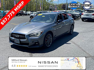 2018 Infiniti Q50 Red Sport 400 JN1FV7AR2JM480010 2018 Infiniti Q50 Red Sport 400