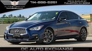 2018 Infiniti Q50 Red Sport 400 JN1FV7AP2JM461505 2018 Infiniti Q50 Red Sport 400