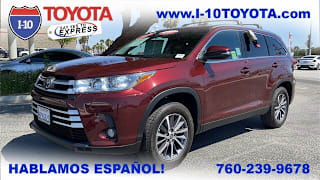 2019 Toyota Highlander XLE 5TDKZRFH3KS367927 2019 Toyota Highlander XLE