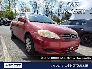 2003 Toyota Corolla LE 2T1BR32E03C100733 2003 Toyota Corolla LE