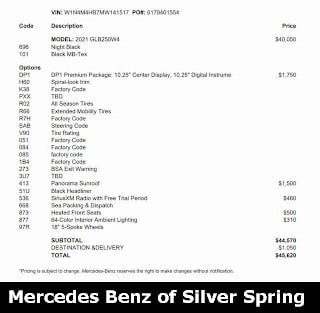 2021 Mercedes-Benz GLB GLB 250 4MATIC W1N4M4HB7MW141517 2021 Mercedes-Benz GLB GLB 250 4MATIC