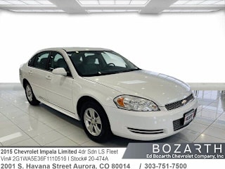 2015 Chevrolet Impala Limited 2G1WA5E36F1110516 2015 Chevrolet Impala Limited