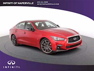 2018 Infiniti Q50 Red Sport 400 JN1FV7ARXJM480238 2018 Infiniti Q50 Red Sport 400