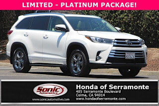 2018 Toyota Highlander Limited Platinum 5TDDZRFH0JS827472 2018 Toyota Highlander Limited Platinum