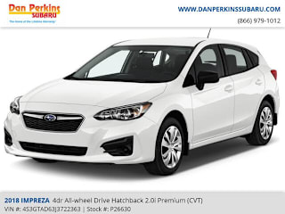 2018 Subaru Impreza Premium 4S3GTAD63J3722363 2018 Subaru Impreza Premium