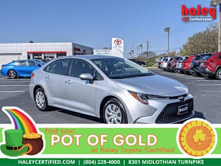 2020 Toyota Corolla JTDEPRAE5LJ036233 2020 Toyota Corolla