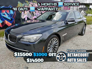 2011 BMW 7 Series 750i WBAKA8C52BCY36340 2011 BMW 7 Series 750i