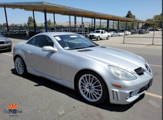 2005 Mercedes-Benz SLK SLK 55 AMG WDBWK73F55F045290 2005 Mercedes-Benz SLK SLK 55 AMG