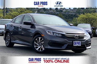 2018 Honda Civic EX 2HGFC2F77JH552207 2018 Honda Civic EX