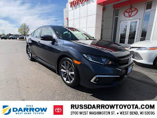 2019 Honda Civic EX 19XFC1F30KE007775 2019 Honda Civic EX