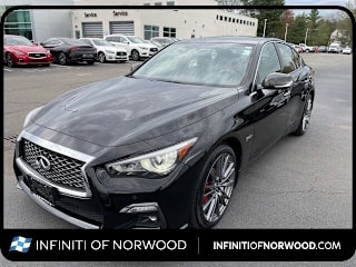 2018 Infiniti Q50 Red Sport 400 JN1FV7AR3JM480811 2018 Infiniti Q50 Red Sport 400