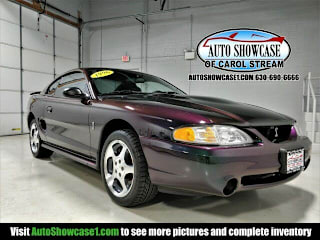 1996 Ford Mustang SVT Cobra Base 1FALP47VXTF160508 1996 Ford Mustang SVT Cobra Base