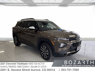 2021 Chevrolet TrailBlazer ACTIV KL79MSSL1MB132464 2021 Chevrolet TrailBlazer ACTIV