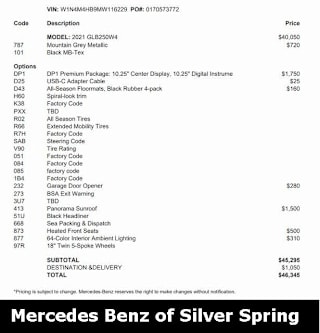 2021 Mercedes-Benz GLB W1N4M4HB9MW116229 2021 Mercedes-Benz GLB