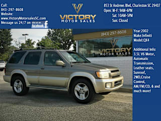 2002 Infiniti QX4 Base JNRDR09X12W211358 2002 Infiniti QX4 Base