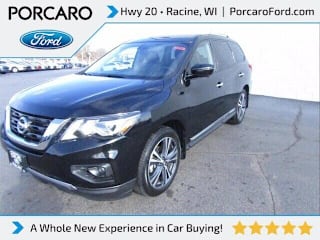 2018 Nissan Pathfinder Platinum 5N1DR2MM4JC615243 2018 Nissan Pathfinder Platinum