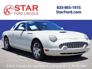 2002 Ford Thunderbird Deluxe 1FAHP60A52Y122132 2002 Ford Thunderbird Deluxe
