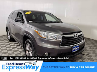 2015 Toyota Highlander XLE 5TDJKRFH0FS134187 2015 Toyota Highlander XLE