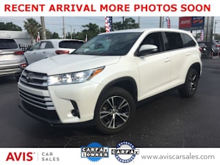 2019 Toyota Highlander LE 5TDZZRFH5KS318405 2019 Toyota Highlander LE