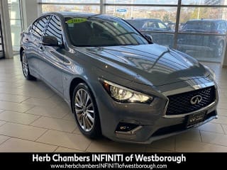 2018 Infiniti Q50 3.0T Luxe JN1EV7AR3JM443723 2018 Infiniti Q50 3.0T Luxe