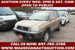2004 Hyundai Santa Fe Base KM8SB12B04U650481 2004 Hyundai Santa Fe Base