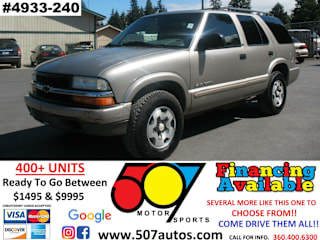 2002 Chevrolet Blazer LS 1GNDT13W52K116369 2002 Chevrolet Blazer LS