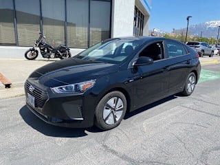 2017 Hyundai Ioniq Hybrid Blue KMHC65LC4HU058160 2017 Hyundai Ioniq Hybrid Blue
