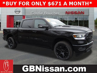 2020 Ram Pickup 1500 1C6SRFLT5LN156153 2020 Ram Pickup 1500
