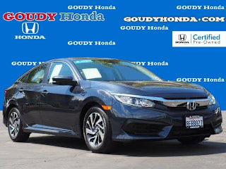 2018 Honda Civic EX 2HGFC2F70JH556244 2018 Honda Civic EX