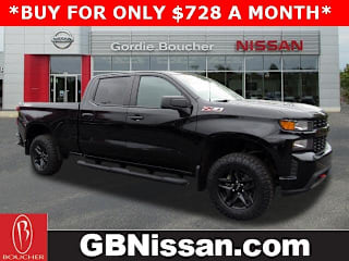 2019 Chevrolet Silverado 1500 Custom Trail Boss 1GCPYCEFXKZ307017 2019 Chevrolet Silverado 1500 Custom Trail Boss