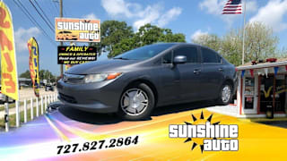 2012 Honda Civic HF 2HGFB2F60CH576622 2012 Honda Civic HF
