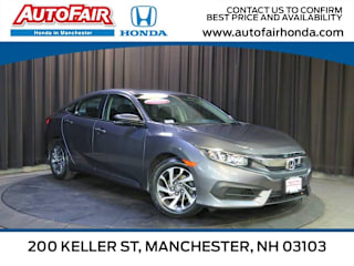 2018 Honda Civic EX 19XFC2F72JE030157 2018 Honda Civic EX