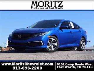 2020 Honda Civic LX 19XFC2F6XLE001967 2020 Honda Civic LX