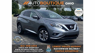 2018 Nissan Murano SV 5N1AZ2MG9JN150458 2018 Nissan Murano SV