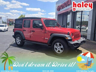 2018 Jeep Wrangler Unlimited Sport 1C4HJXDG5JW164021 2018 Jeep Wrangler Unlimited Sport