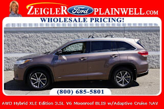2018 Toyota Highlander Hybrid 5TDJGRFH8JS048796 2018 Toyota Highlander Hybrid
