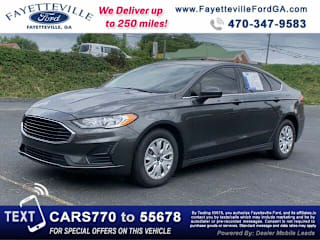 2020 Ford Fusion S 3FA6P0G7XLR121959 2020 Ford Fusion S