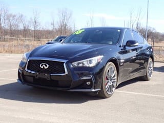 2018 Infiniti Q50 Red Sport 400 JN1FV7AR0JM480412 2018 Infiniti Q50 Red Sport 400