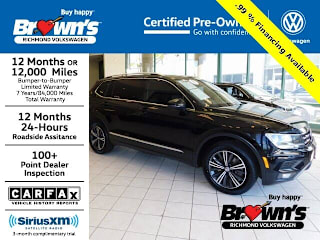 2018 Volkswagen Tiguan 2.0T SEL 4Motion 3VV2B7AX0JM109226 2018 Volkswagen Tiguan 2.0T SEL 4Motion