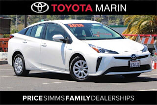 2020 Toyota Prius L Eco JTDKARFU2L3115027 2020 Toyota Prius L Eco