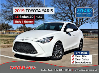 2019 Toyota Yaris 3MYDLBYV6KY506866 2019 Toyota Yaris